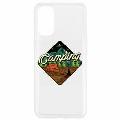 Чехол для Oppo Reno 4 Camping and forest - PrintSalon