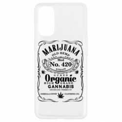 Чохол для Oppo Reno 4Cannabis label - PrintSalon