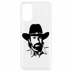 Чехол для Oppo Reno 4 Чак Норис - PrintSalon