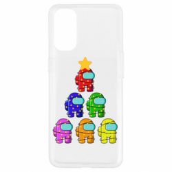 Чохол для Oppo Reno 4Christmas Tree Among Us - PrintSalon