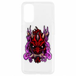 Чехол для Oppo Reno 4 Darth Maul Japanese mask - PrintSalon
