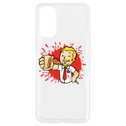 Чехол для Oppo Reno 4 Fallout  boy blood - PrintSalon