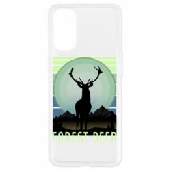 Чехол для Oppo Reno 4 Forest deer - PrintSalon