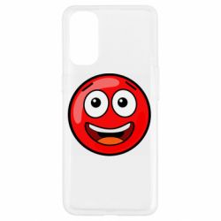 Чехол для Oppo Reno 4 Funny Red Ball - PrintSalon