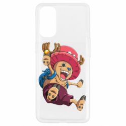 Чехол для Oppo Reno 4 Chopper Tony Tony with a smile - PrintSalon