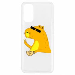 Чехол для Oppo Reno 4 Капибара Программист - PrintSalon