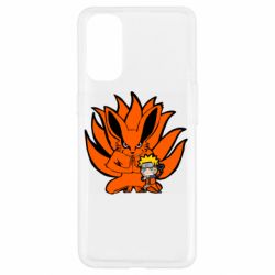 Чехол для Oppo Reno 4 Kurama And Naruto - PrintSalon