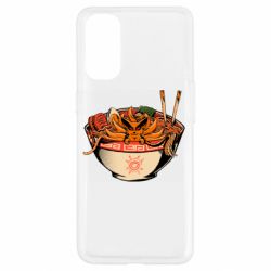 Чехол для Oppo Reno 4 Kurama in ramen - PrintSalon