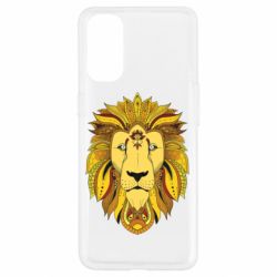 Чехол для Oppo Reno 4 Lion art - PrintSalon