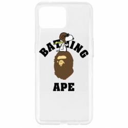 Чехол для Oppo Reno 4 Lite A bathing ape peanuts - PrintSalon