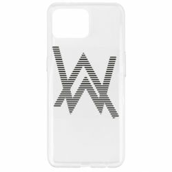 Чехол для Oppo Reno 4 Lite Alan Walker logo stripes - PrintSalon