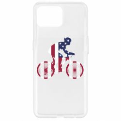Чехол для Oppo Reno 4 Lite American cyclist - PrintSalon