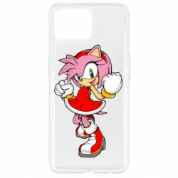 Чохол для Oppo Reno 4 Lite Amy Rose with smile