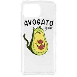 Чехол для Oppo Reno 4 Lite Avogato Cat - PrintSalon