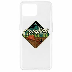 Чехол для Oppo Reno 4 Lite Camping and forest - PrintSalon