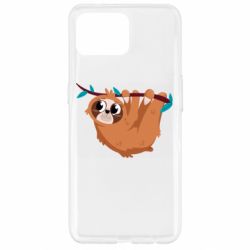 Чехол для Oppo Reno 4 Lite Cute sloth - PrintSalon