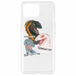 Чехол для Oppo Reno 4 Lite Динозавры. Мир Юрского периода - PrintSalon