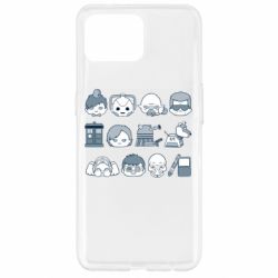 Чехол для Oppo Reno 4 Lite Doctor who icons - PrintSalon