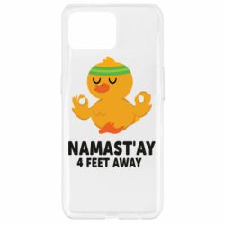 Чехол для Oppo Reno 4 Lite Duck Namast'ay Away - PrintSalon