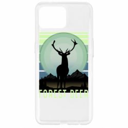 Чехол для Oppo Reno 4 Lite Forest deer - PrintSalon