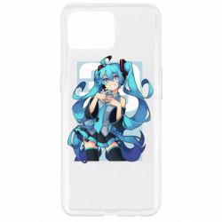 Чехол для Oppo Reno 4 Lite Hatsune Miku art - PrintSalon