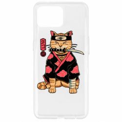 Чехол для Oppo Reno 4 Lite Japanese Akatsuki cat - PrintSalon
