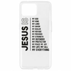 Чехол для Oppo Reno 4 Lite Jesus is - PrintSalon