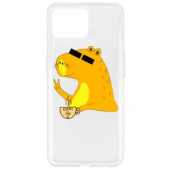 Чехол для Oppo Reno 4 Lite Капибара Программист - PrintSalon