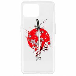 Чохол для Oppo Reno 4 Lite katana in sakura