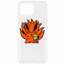 Чехол для Oppo Reno 4 Lite Kurama And Naruto - PrintSalon