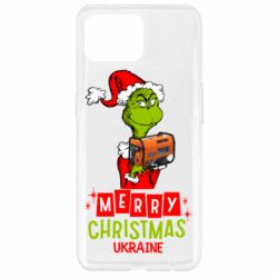 Чехол для Oppo Reno 4 Lite Merry Christmas Ukraine-Grinch and Generator