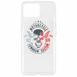 Чехол для Oppo Reno 4 Lite Moto skull - PrintSalon