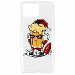 Чехол для Oppo Reno 4 Lite New Year's beer - PrintSalon