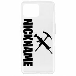 Чехол для Oppo Reno 4 Lite Nickname fortnite weapons - PrintSalon