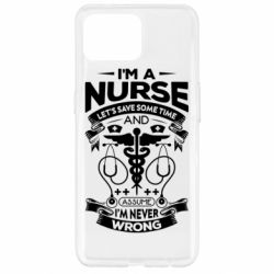 Чехол для Oppo Reno 4 Lite Nurse I'm Never Wrong - PrintSalon