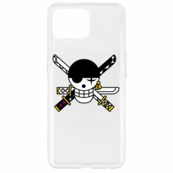 Чехол для Oppo Reno 4 Lite One Piece Zoro logo - PrintSalon