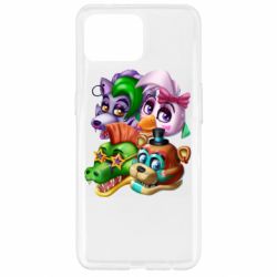 Чехол для Oppo Reno 4 Lite Персонажи FNAF - PrintSalon