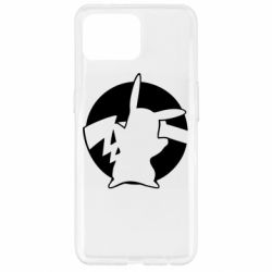 Чехол для Oppo Reno 4 Lite Pikachu silhouette - PrintSalon