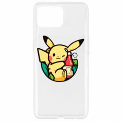 Чехол для Oppo Reno 4 Lite Pikachu with ketchup - PrintSalon