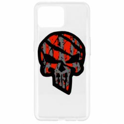 Чохол для Oppo Reno 4 Lite Punisher Coat of arms of Ukraine - PrintSalon