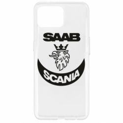 Чехол для Oppo Reno 4 Lite Scania SAAB logo - PrintSalon
