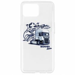 Чехол для Oppo Reno 4 Lite Scania watercolor art - PrintSalon
