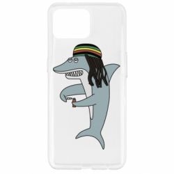 Чехол для Oppo Reno 4 Lite Shark Rastaman - PrintSalon