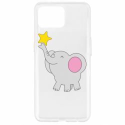 Чехол для Oppo Reno 4 Lite Слон со звездочкой - PrintSalon