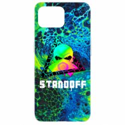 Чехол для Oppo Reno 4 Lite Standoff art skull - PrintSalon