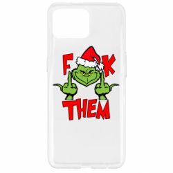 Чехол для Oppo Reno 4 Lite The grinch f*ck them - PrintSalon