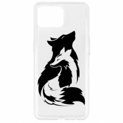 Чехол для Oppo Reno 4 Lite Wolf And Fox - PrintSalon