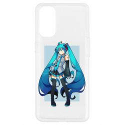 Чехол для Oppo Reno 4 Miku art - PrintSalon