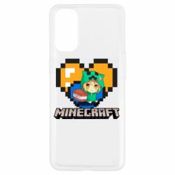 Чохол для Oppo Reno 4Minecraft Girl - PrintSalon