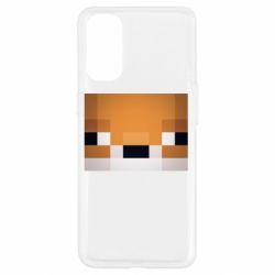 Чехол для Oppo Reno 4 Minecraft Minimalist - PrintSalon